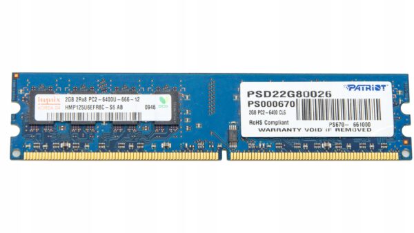 Pamięć RAM DDR2 Patriot 2 GB 800 MHz