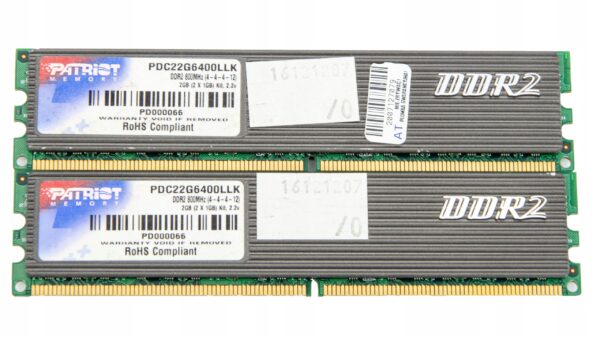 Pamięć RAM DDR2 Patriot 2 GB 800 MHz