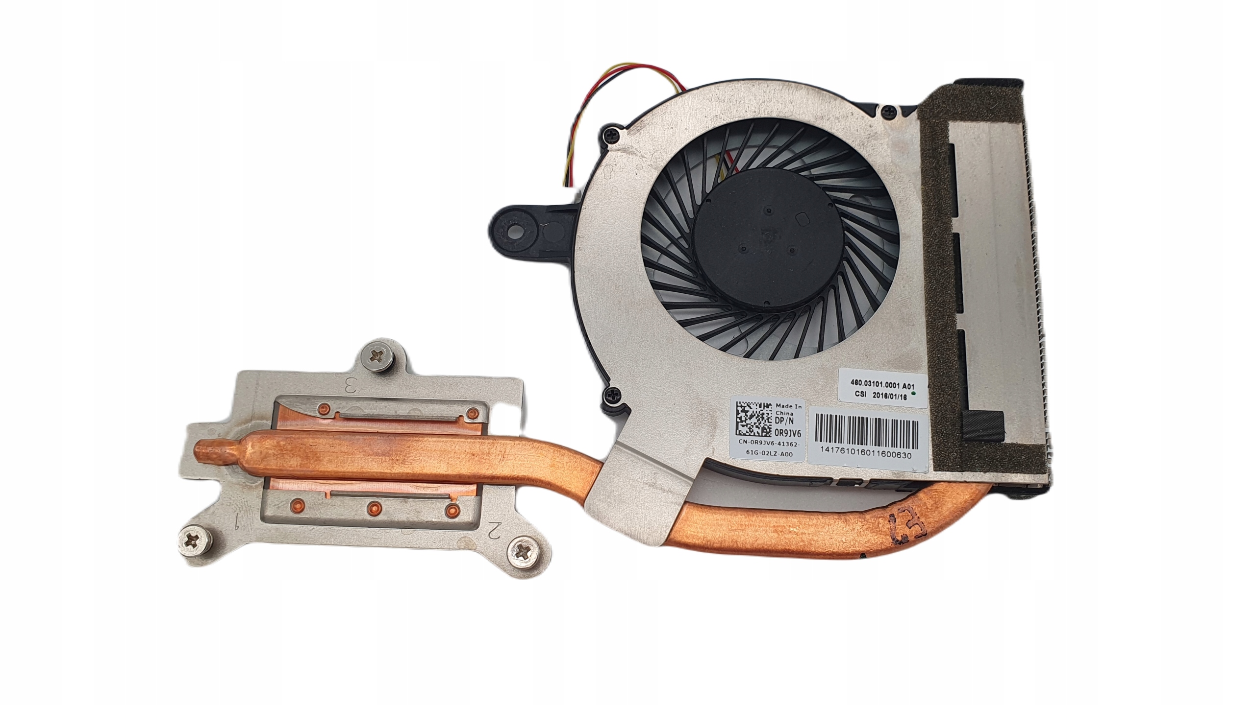 Chłodzenie Wentylator Dell Inspiron 15 3558