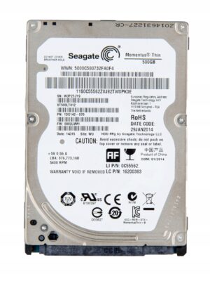 Dysk twardy Seagate Laptop Thin HDD Momentus 500GB SATA II 2,5" ST500LT012