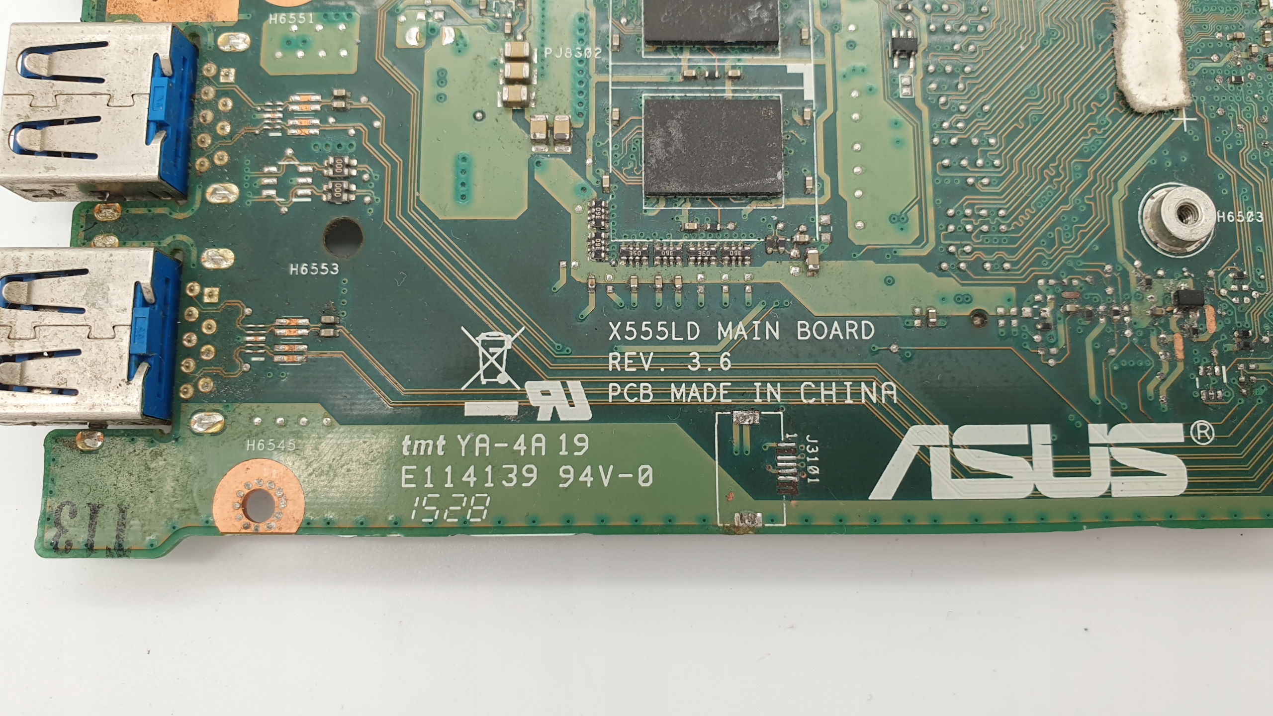 Płyta Główna ASUS R556L X555LD 3.6 i3-4005u GT920m - obrazek 3