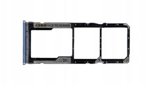 Oryginalny Uchwyt Karty SIM Xiaomi Redmi Note 9 Pro Niebieski