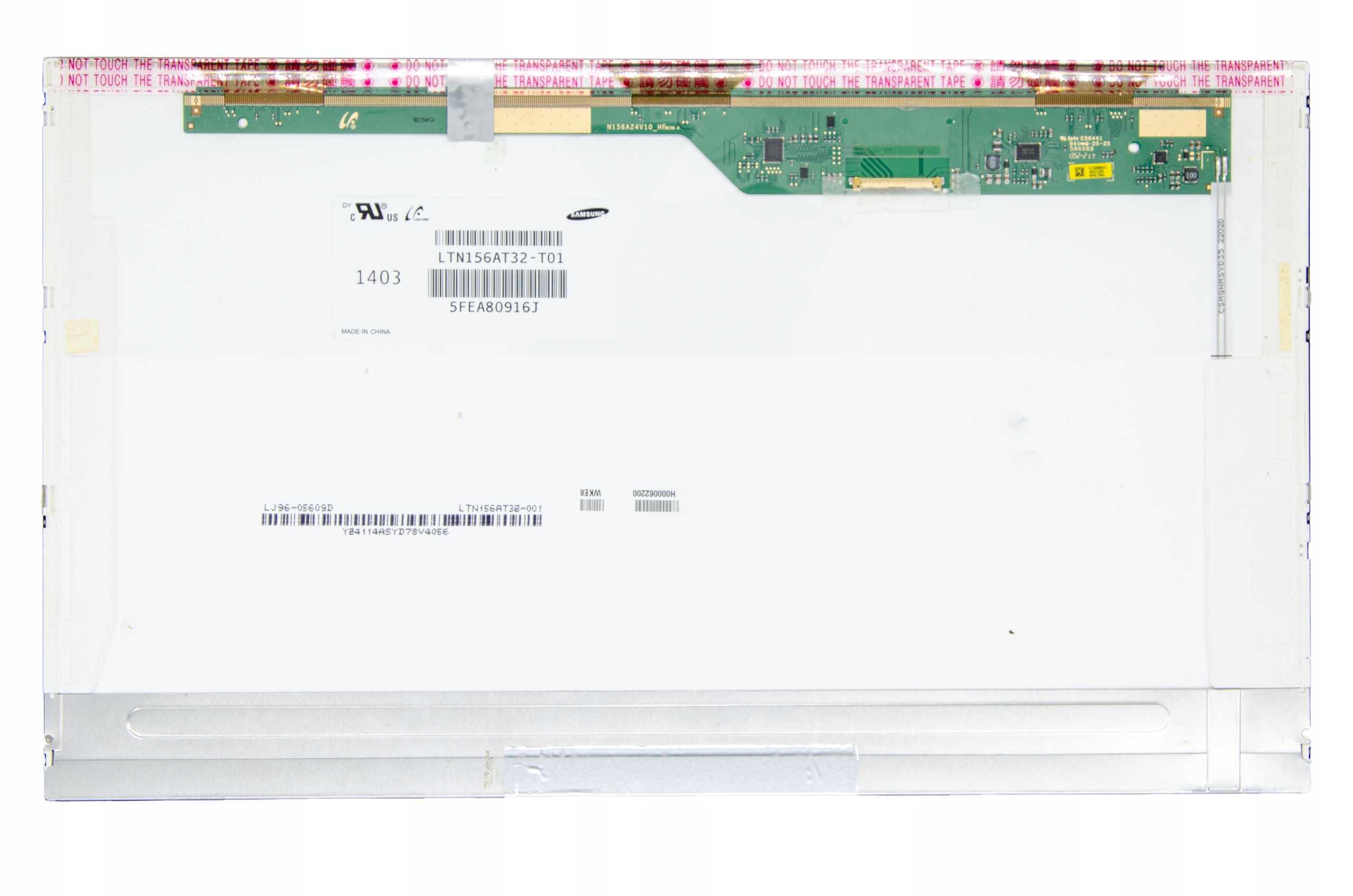 Matryca LED TN błyszcząca 15,6 " 1366 x 768 Samsung LTN156AT32-T01 - obrazek 2