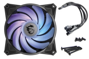 Wentylator MSI 120 x 120 mm APA1225M12 aRGB PWM + złączka